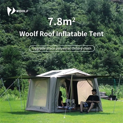 Tent Inséidte Éadach Rubair Dubh Oxford