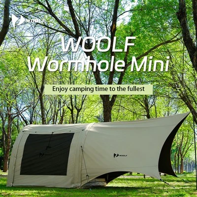 Tent Inséidte Fabraic Vinyl Dubh Oxford